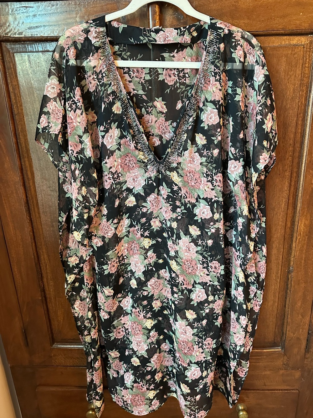 Floral coverup